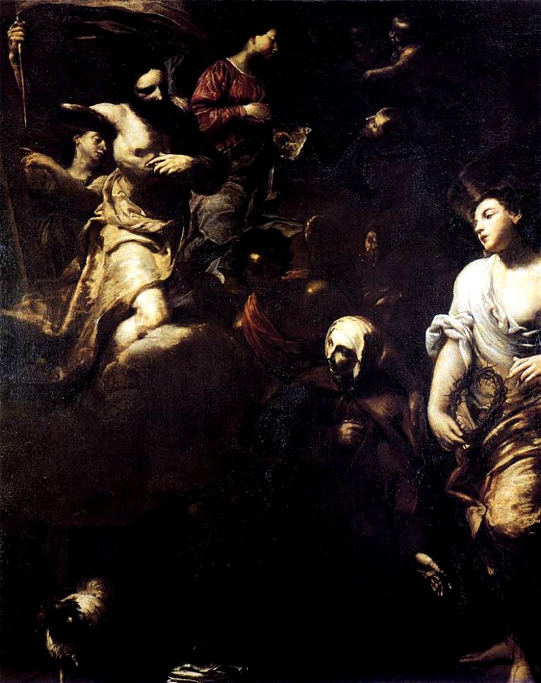 Giuseppe Maria Crespi, estasi di santa margherita da cortona, 1701