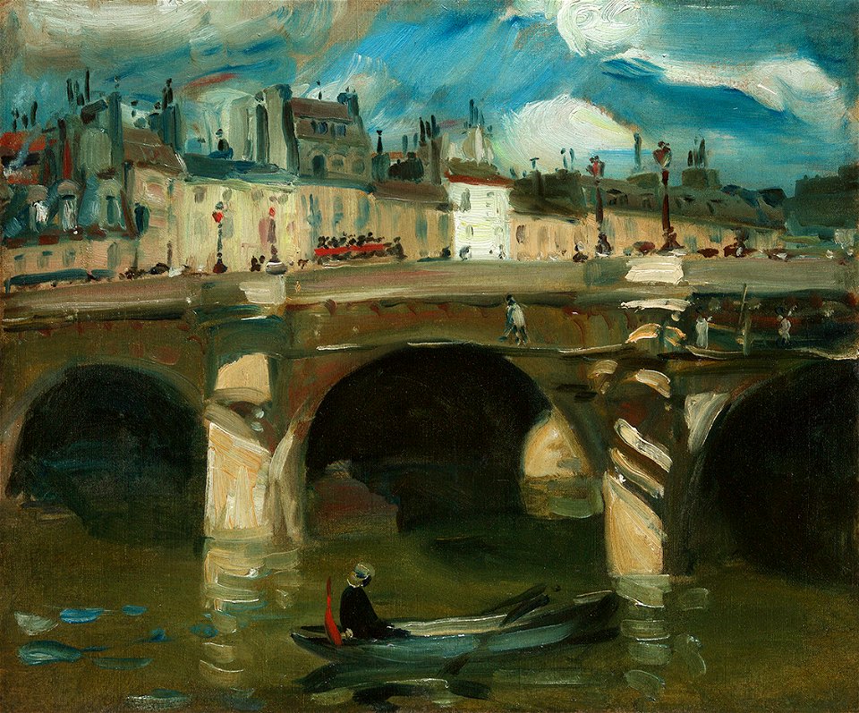 The Seine by William James Glackens, 1895