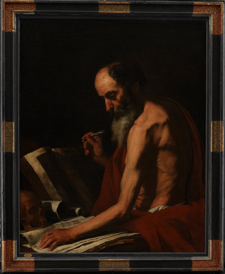 Giuseppe Ribera - St Jerome - KMSsp53 - Statens Museum for Kunst