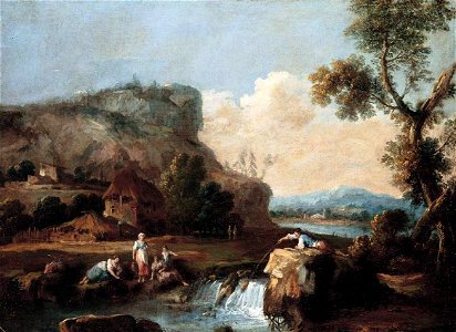 Giuseppe Zais - Pastoral Landscape - WGA25943
