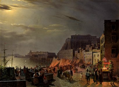 Giusppe Bisi Market in Naples 1823