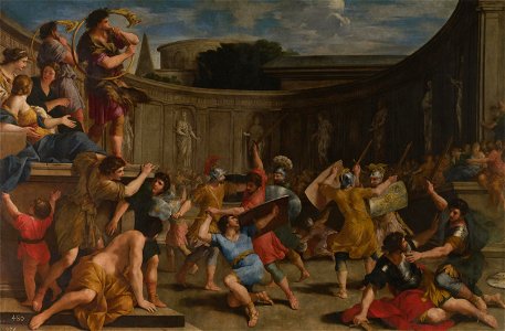 Gladiadores romanos con espadas de madera (Romanelli)