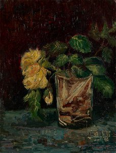 Glas met gele rozen - s0178V1962 - Van Gogh Museum
