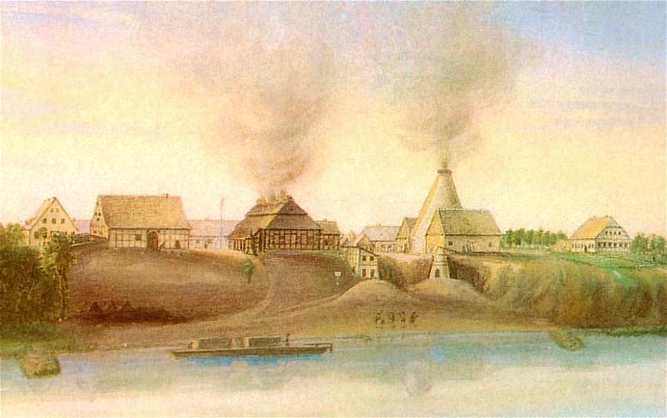 Glashütte Gernheim um 1825