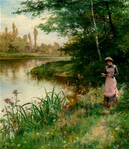 A Walk by the River by Alfred Augustus Glendening, Jr