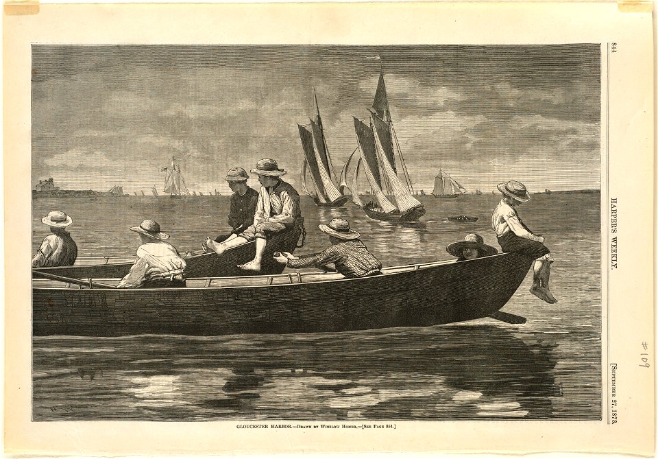 Gloucester Harbor (Boston Public Library)