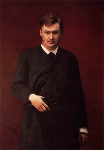 Glazunov by Repin. Free illustration for personal and commercial use.