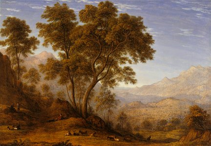 John Glover - My last view of Italy, looking from the alps over Suza - Google Art Project