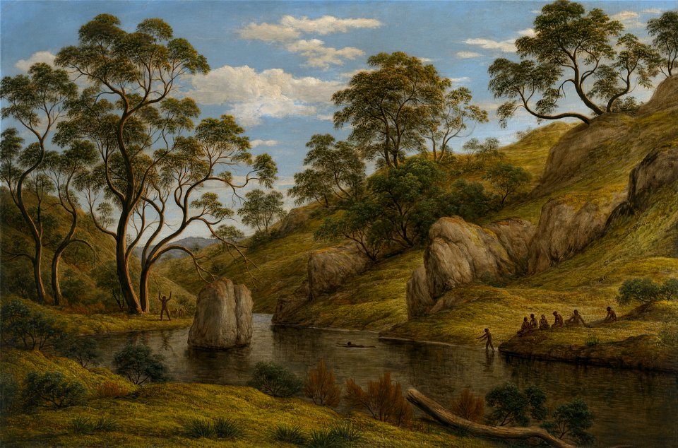 John Glover - The bath of Diana, Van Diemen's Land - Google Art Project