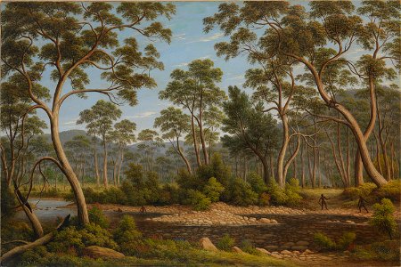 John Glover - The River Nile, Van Diemen's Land, from Mr Glover's Farm (1837)