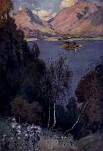 Glimpse of Grasmere - The English Lakes - A. Heaton Cooper