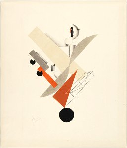 Globetrotter (in Time) (Lissitzky). Free illustration for personal and commercial use.