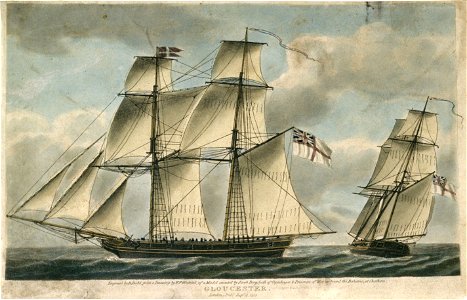 Gloucester engraved by R.Dodd from a drawing by F.P.Wedsted of a model executed by Jacob Berg RMG PU6073