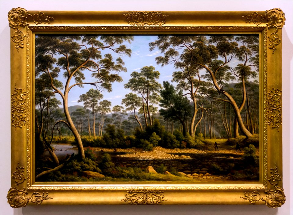 John Glover, The River Nile, Van Diemen's Land, from Mr Glover's Farm (1837)