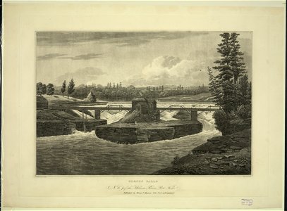 Glenns Falls - painted by W.G. Wall ; engraved by I. Hill. LCCN2011661790