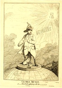 Gloria Mundi , or- the devil addressing the sun. (BM 1868,0808.4861)