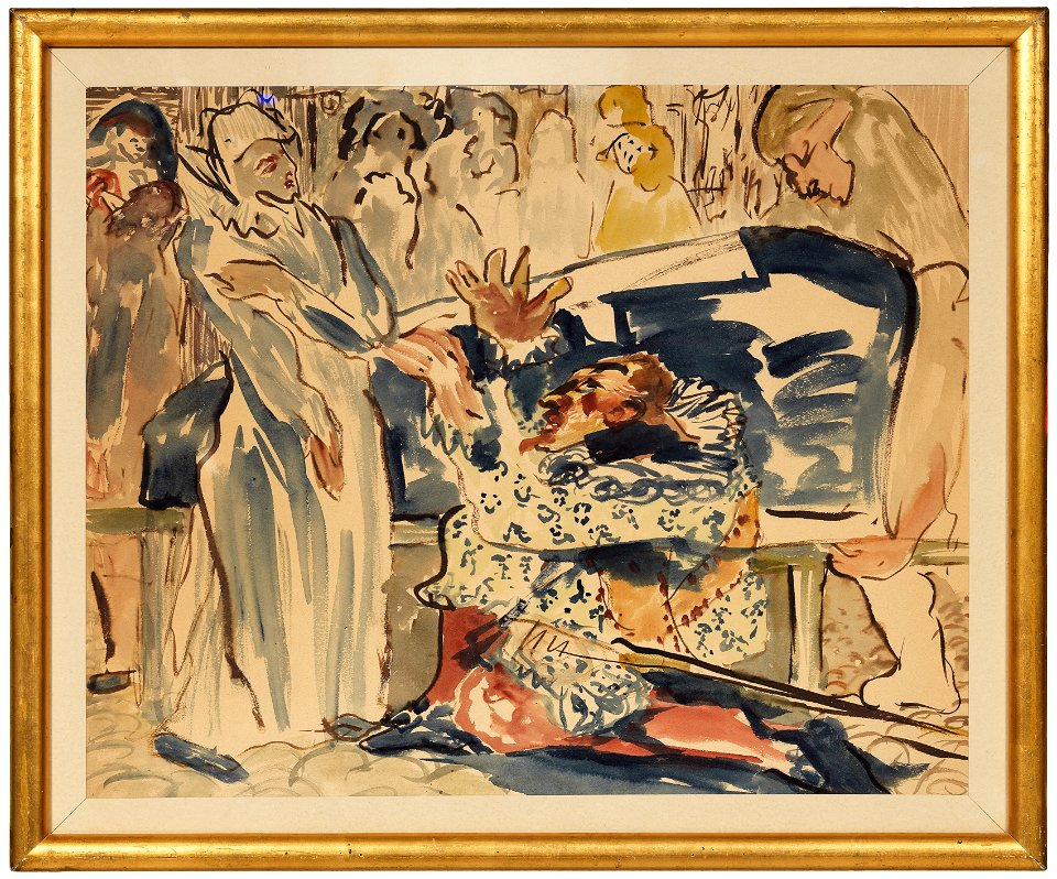 Gloucester and Princess Anne. Scene from Shakespeare's Richard III (Ernst Josephson) - Nationalmuseum - 24311