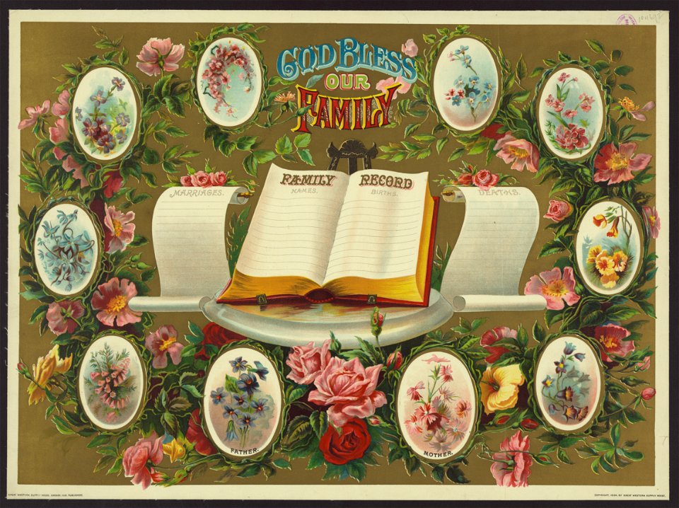 God bless our family, family record, Chicago IL LCCN2003688795
