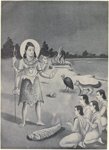 God Shiva mercy on Dead Brahmin boy and Vulture