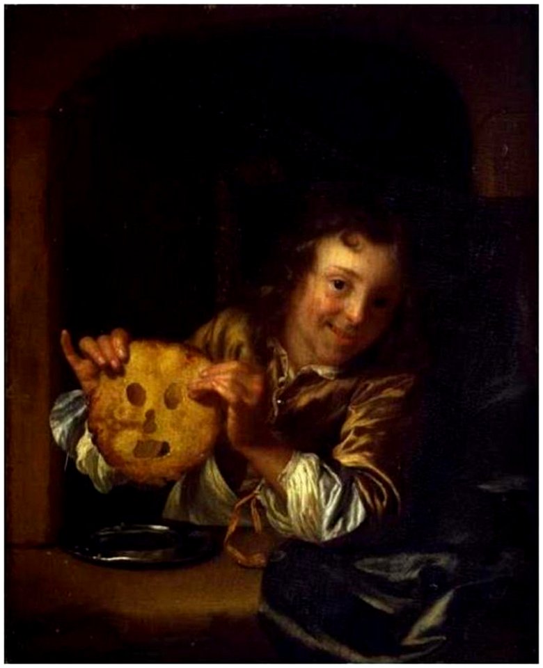 Godefridus Schalcken - Jongen met pannenkoek - 237 - Kunsthalle Hamburg