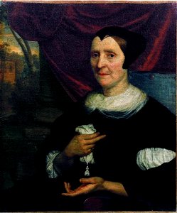 Godefridus Schalcken - Portret van een vrouw, waarschijnlijk Aletta Lydius (1612-^) - GK 461 - Suermondt-Ludwig-Museum