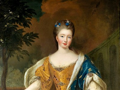 Gobert - Marie Louise Élisabeth d'Orléans, Duchesse de Berry - Nymphenburg. Free illustration for personal and commercial use.
