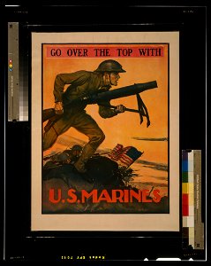 Go over the top with U.S. Marines - John A. Coughlin. LCCN2002708934