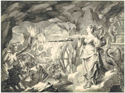 Godfried Maes - Illustrations to the Metamorphoses of Ovid, Juno in Hades