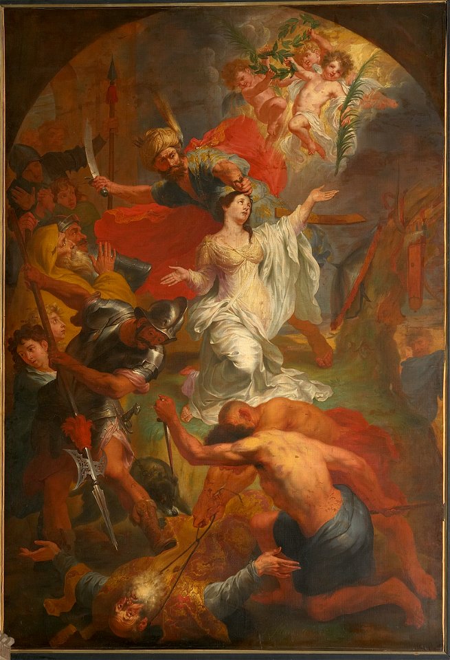 Godfried Maes - The beheading of Saint Dymphna