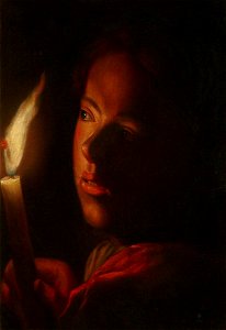 Godfried Schalcken (1643-1706) (follower of) - A Boy with a Lighted Candle - 216651 - National Trust