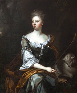 Godfrey Kneller (1646-1723) (circle of) - Portrait of an Unknown Lady as Saint Agnes - 436174 - National Trust