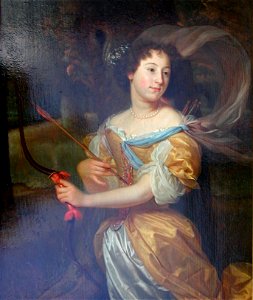 Godfried Schalcken - Portrait of Magdalena de la Court