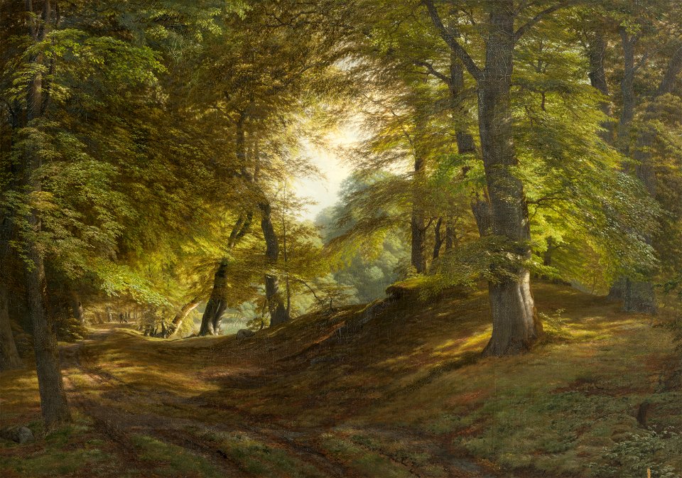 Godtfred Rump - A Wood near Frederiksborg Castle - KMS611 - Statens Museum for Kunst