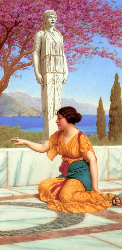 Godward - Ancient Pastimes -1916