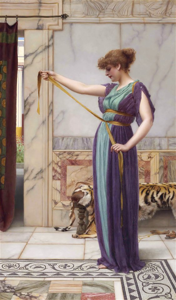 Godward - A Pompeian Lady 1891