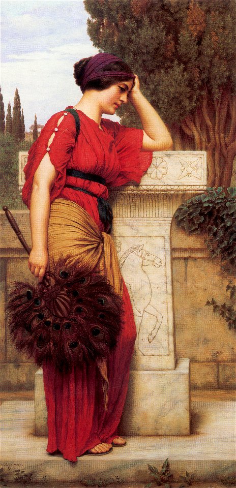 Godward La Pensierosa 1913