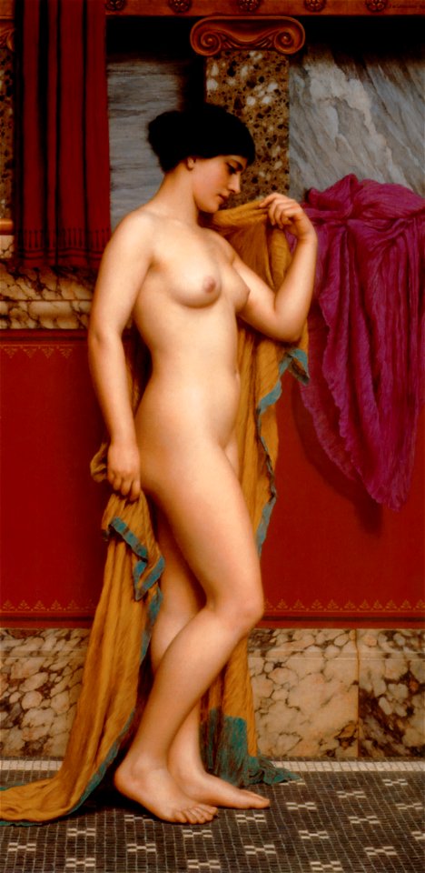 Godward-In the Tepidarium-1913 retouched