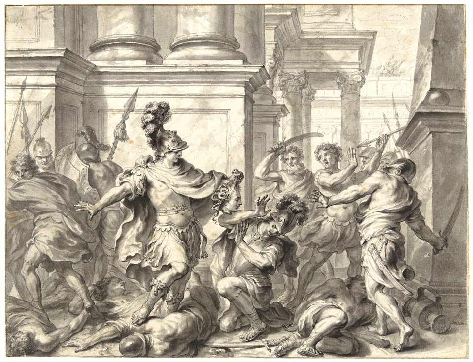 Godfried Maes - Perseus shows the head of Medusa