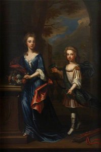 Godfrey Kneller (1646-1723) (studio of) - Two Children (possibly the children of William Cavendish, 1672–1729, 2nd Duke of Devonshire) - 1129274 - National Trust