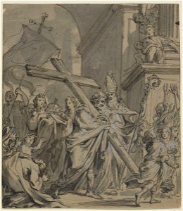 Godfried Maes - The Emperor Heraclius Carrying the Cross of Christ into Jerusalem
