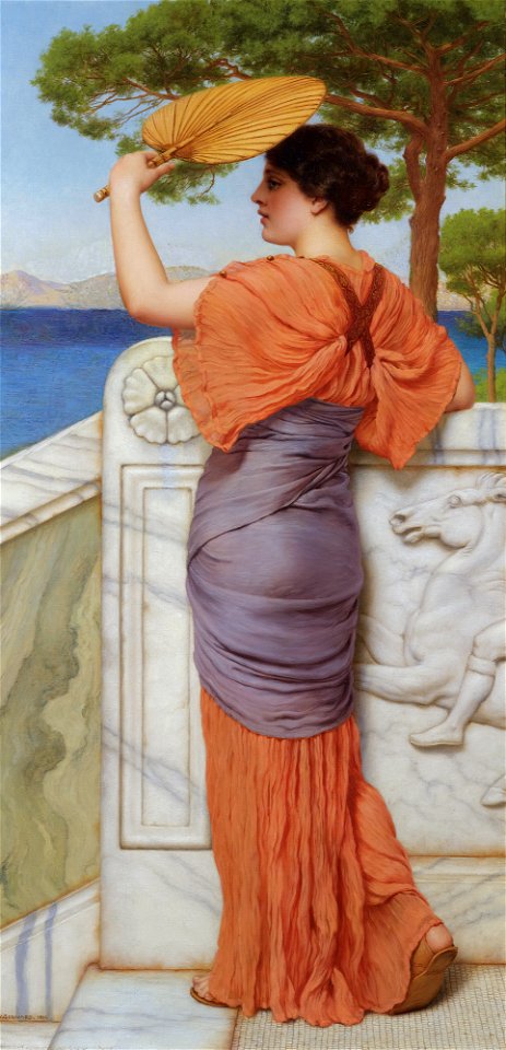 Godward-On the Balcony-1911