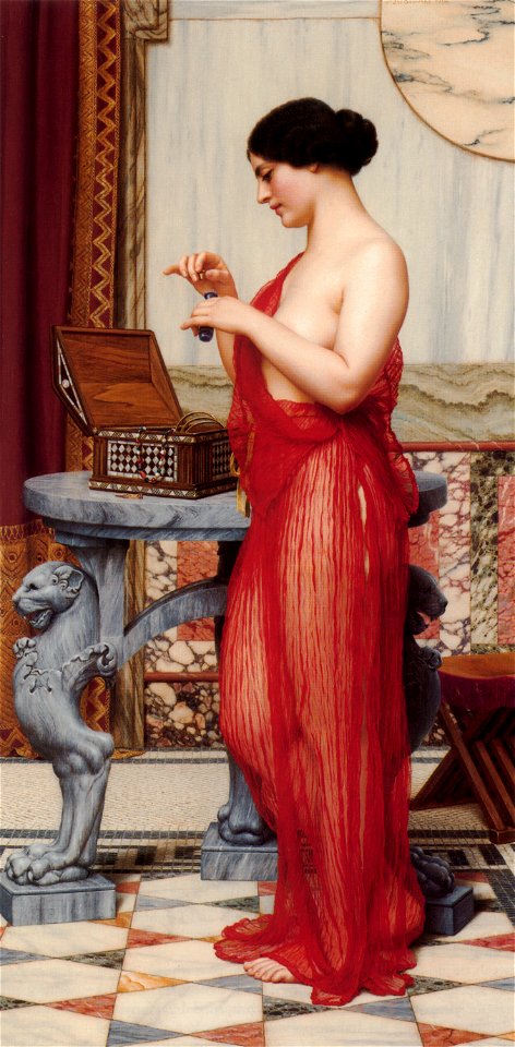 Godward-The New Perfume-1914