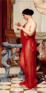 Godward-The New Perfume-1914