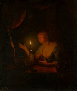 Godfried Schalcken - Penitent Magdalene RCIN 402596