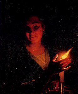 Godfried Schalcken - Young Girl with a Candle - WGA20944