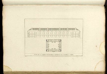 Goetghebuer - 1827 - Choix des monuments - 063 Plan Caserne infanterie Ypres