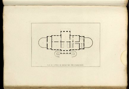 Goetghebuer - 1827 - Choix des monuments - 061 Plan Chateau Brockhuysen Amerongen