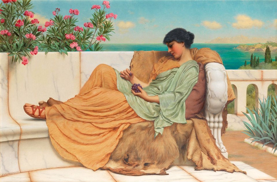 Dolce far Niente by John William Godward