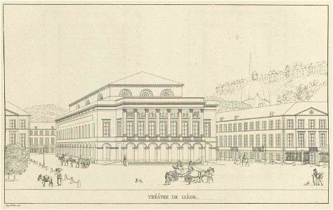 Goetghebuer - 1827 - Choix des monuments - 087 Theatre Liege (cropped)