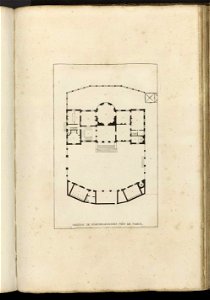 Goetghebuer - 1827 - Choix des monuments - 077 Plan Chateau Marche les Dames Namur
